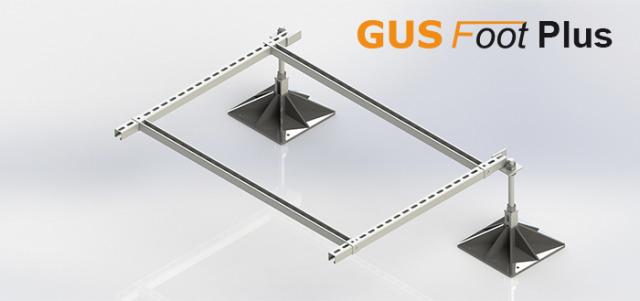 GUS 20147 1000x1200mm 800kg Pie Plus extensión galvanizado
