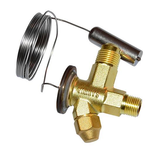 Thermostatic expansion valve ALCO, TX3-S28, without MOP, R404A, 11.0 kW, without orifice Sanhua, RFKH03-4, ohne MOP, ohne Düse
