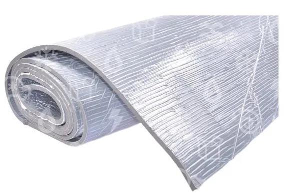 Self-adhesive insulating mat K-FLEX H DUCK 12 mm aluminium, width 1.5 m, length 1 m
