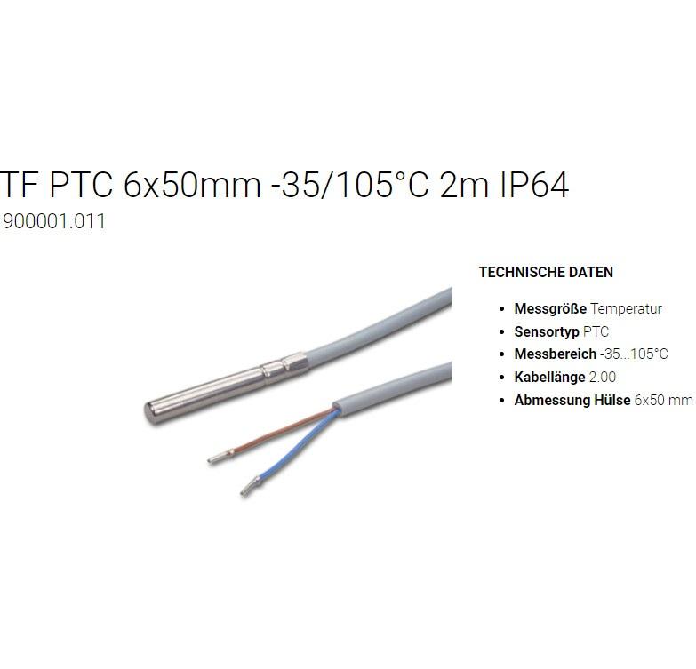Sonda PTC Störk 2m 6x50mm PTC IP64 900.001.011