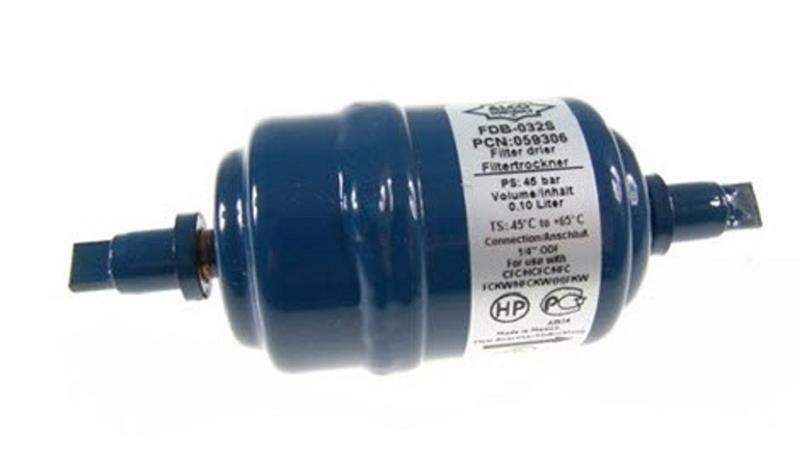 ALCO filter dryer, FDB-032S, 1/4" ODF, solder connection, 059306