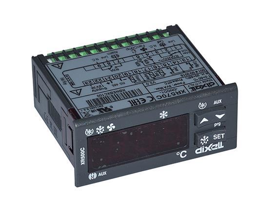 Controllore di refrigerazione Dixell / Copeland XR570C-0N0C1, con orologio in tempo reale, relè di allarme, 12 V, 8 A, 2 PTC/NTC, 4 uscite, senza sensore