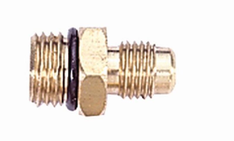 Mosiężna złączka redukcyjna - 180° - 1/4" SAE x 14 mm - M, Mastercool 82734