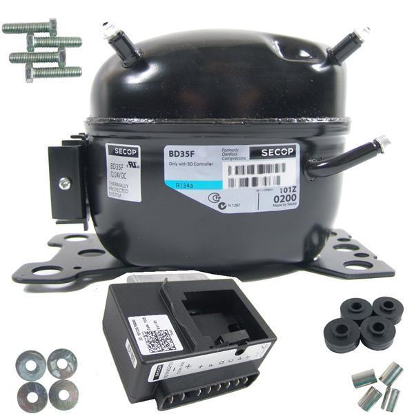 SECOP / Danfoss BD35F kompressor med uppstartselektronik, 12-24V