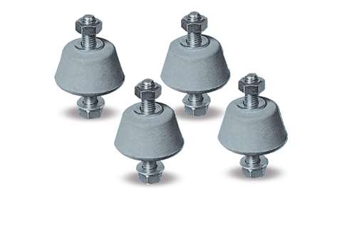 Alixo konisk vibrationsdämpare M8 SHORE 45 - 39X22MM - 4 st/förpackning