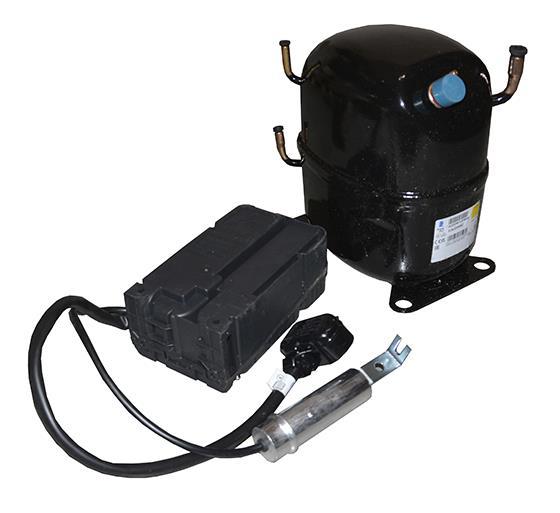 Compressore Tecumseh CAJ2446Z, LBP - R404A, 220 - 240 V, 50 Hz, 1 fase, versione a saldare - non disponibile, sostituito da AJ2446P-FZ-PAJ