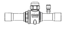 Vanne à bille Castel 6570/M18A, 18 mm ODS brasé (ex. 6590/M18A)