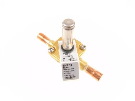 Zawór elektromagnetyczny Danfoss EVR 10 NC, lut 12 mm ODF, kv 1,90 - niedostępny, zastąpiony przez 032L1218