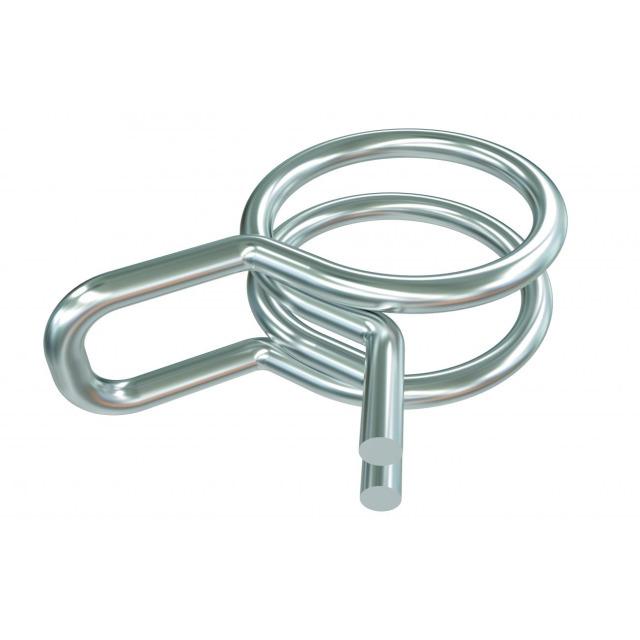 Sauermann double wire clamp ACC00917 for fabric hose 10mm 3/8" reinforced (x25)