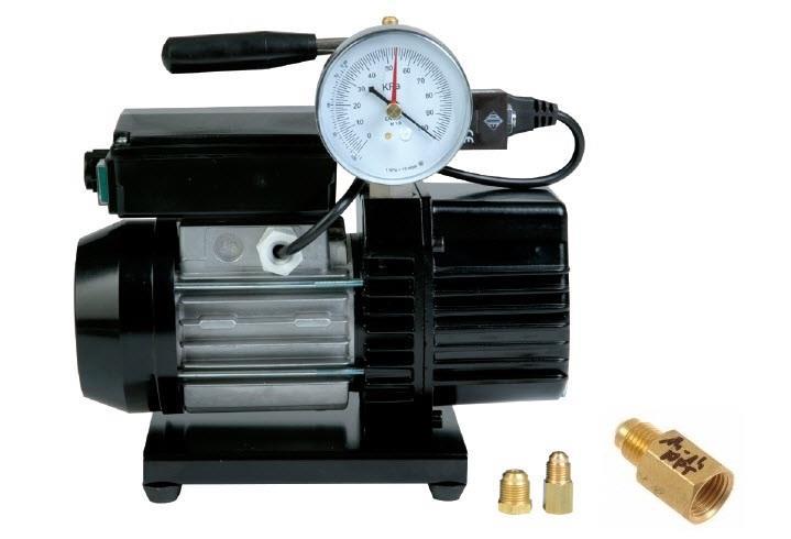 Kit pompe à vide WIGAM RS3DE/V, 46 lt/min et raccord réduit 180° 1/4 "x1/4 "NPT