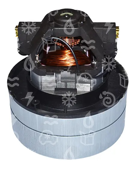Uniwersalny silnik odkurzacza AMETEK 060200492, MGR, 113031-BAS30750X, 1000 W, 230 V, wys. 157 mm, gł. 148 mm, Miele, Hoover