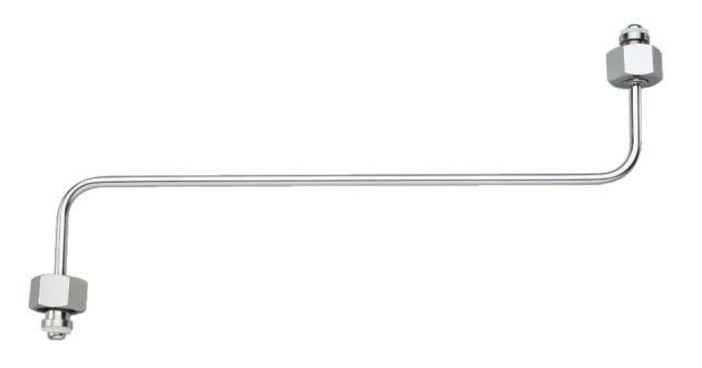 Codo de transferencia Rothenberger 35199 para oxígeno G 3/4" RH, 200 bar