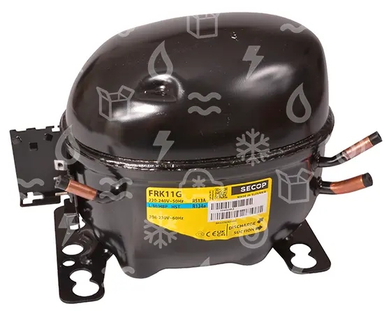 Compresor SECOP / Danfoss FRK11G, LBP/MBP/HBP, R134a, R513A, 220-240V/50Hz