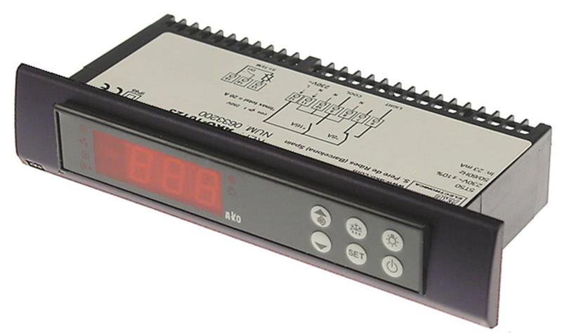 AKO 10123 sterownik chłodniczy, 230V AC wyjścia przekaźnikowe NTC 2 NO-12A(9)