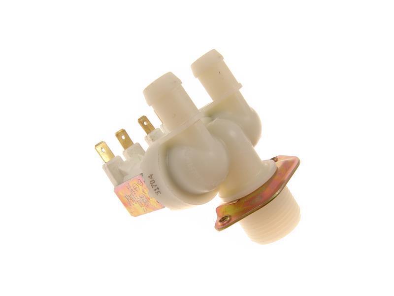 Solenoid valve 2-way, 180°, connection 15 mm