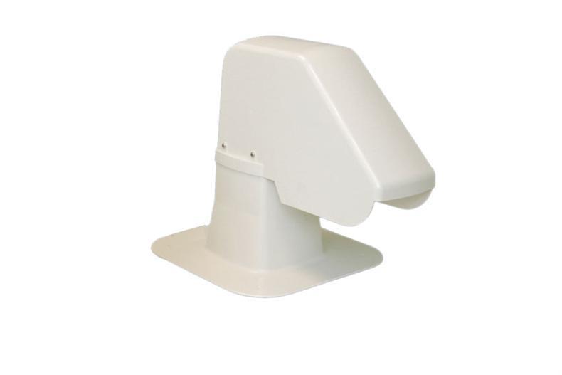 Roof duct 125x125 - 1 plastic outlet