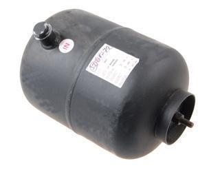 Koelmiddelcollector, 4,6 l, inlaat 12 mm ODS, uitlaat 1" SAE, M8