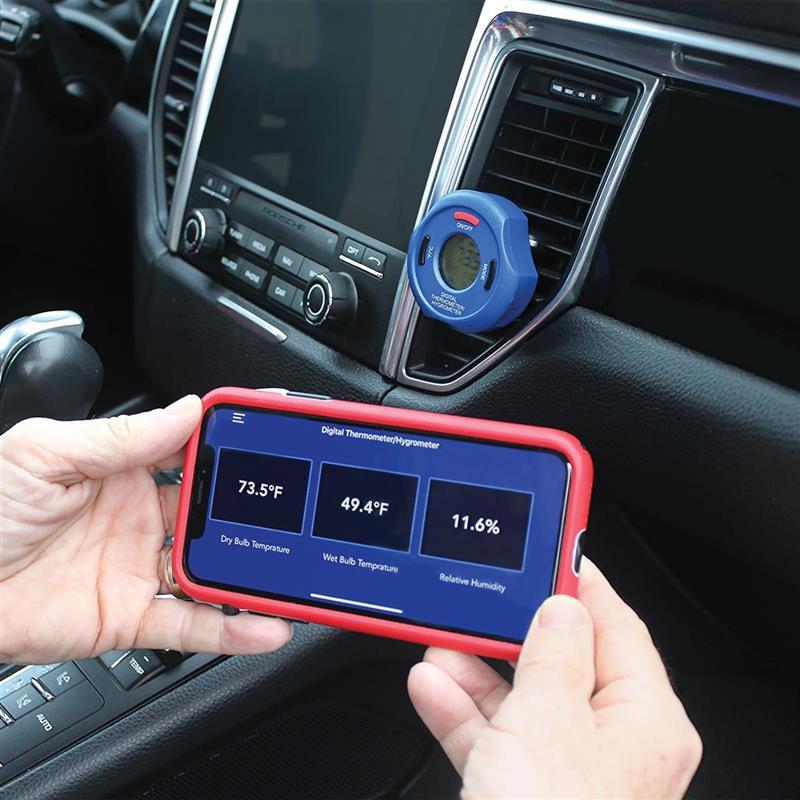 Cyfrowy termometr/higrometr z bezprzewodową technologią Bluetooth