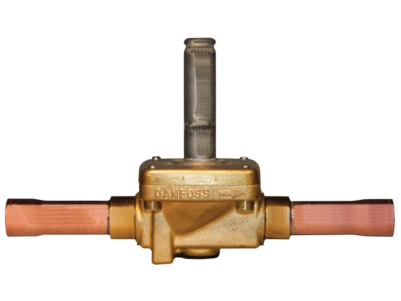 Danfoss EVR40S solenoid valve 042H1114, solder connection, 42 mm, normally closed (NC), without coil