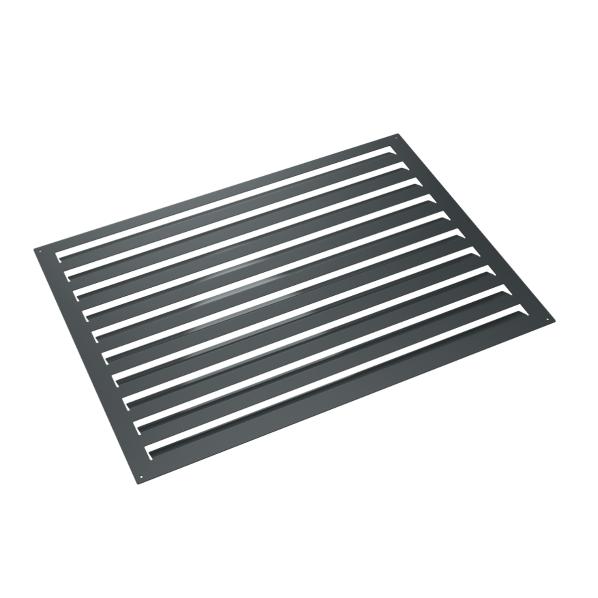 Parete posteriore Evolar alluminio antracite scuro M, 800x1100 MM