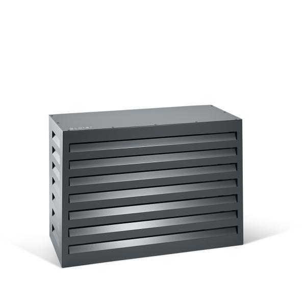 Evolar luftkonditionerings- och värmepumpshus Mörk antracit aluminium XS, 600x900x400 MM