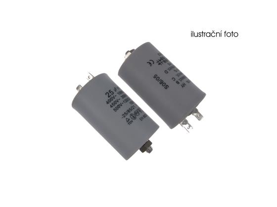 Condensador SC1121, 4,5 uF, 450-500 V (2 x faston + tornillo)