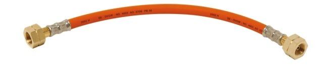 PERKEO FLEX Tuyau de transvasement et de raccordement à la bouteille pour propane, 30 bar, L=0,4m, DIN 477