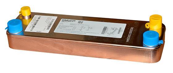 Scambiatore di calore a piastre SWEP, B26Hx20/1P-SC-M 9,65(20)+22U(20)+2x1"(20)