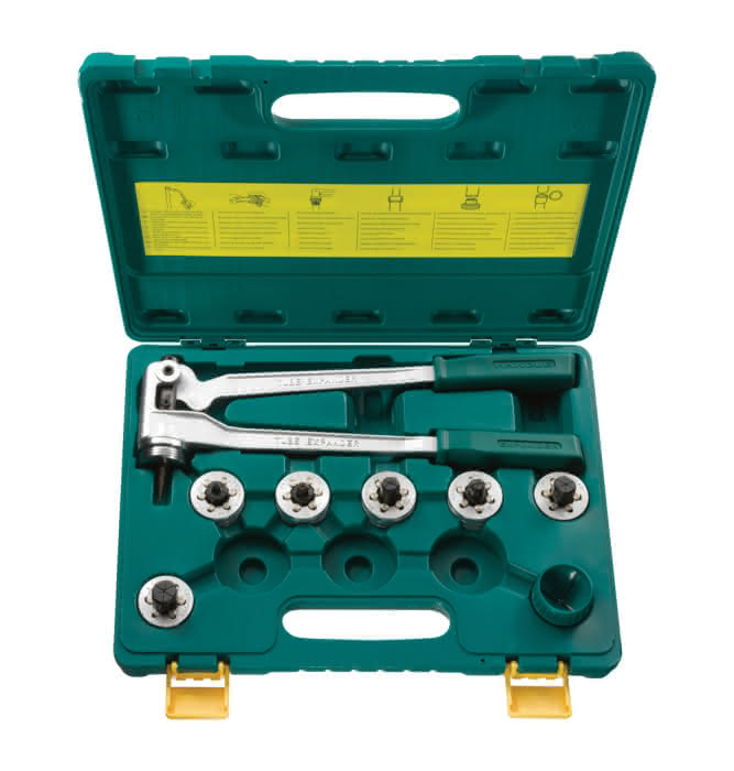 Refco 4669687 Juego de expansores mecánicos con 6 cabezales (3/8"-1")