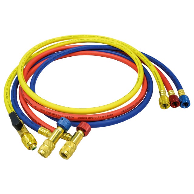 Schlauch, Kühlmittel-Schlauch, Manifold, bunte Schläuche, Ventil-Adapter