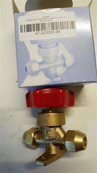 Shut-off valve Flare connections 3/8" SAE with flare nuts