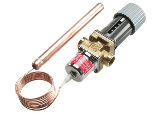 Danfoss thermo-gestuurde koelwaterregelaar AVTA20 003N3182, 2-weg, G3/4" 50/90°C neutraal medium