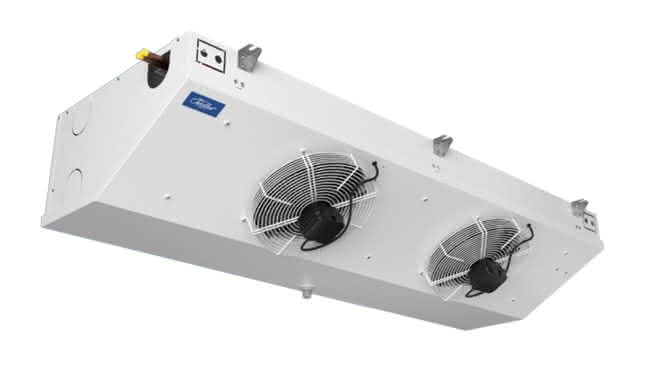 Enfriador de aire de techo DLKT 732 EC, 0014620, para refrigerante A2L / A3 LA=7 mm, caudal de aire: 1880 m³/h, , con calefactor de descongelación