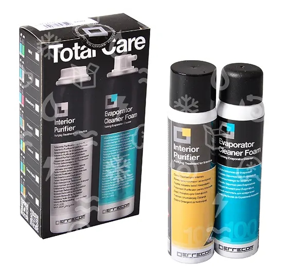 Errecom Kit complet pour l'hygiène de la climatisation - mousse + aérosol, 2×100 ml, vanille