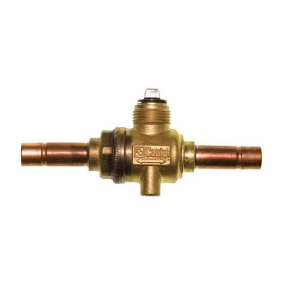 Castel 6590/M28A ball valve, 28 mm ODS soldering