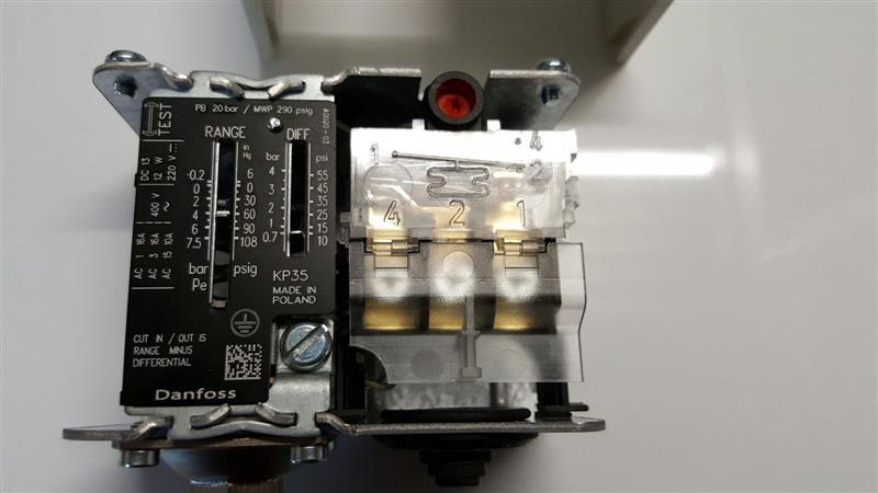 Tryckvakt Danfoss lågtryck, KP35 060-113366