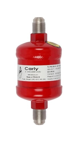 Filtro secador con toma de ácido, alta presión 64 bar Carly DCY-P6 083 S con conexión para soldar 3/8''