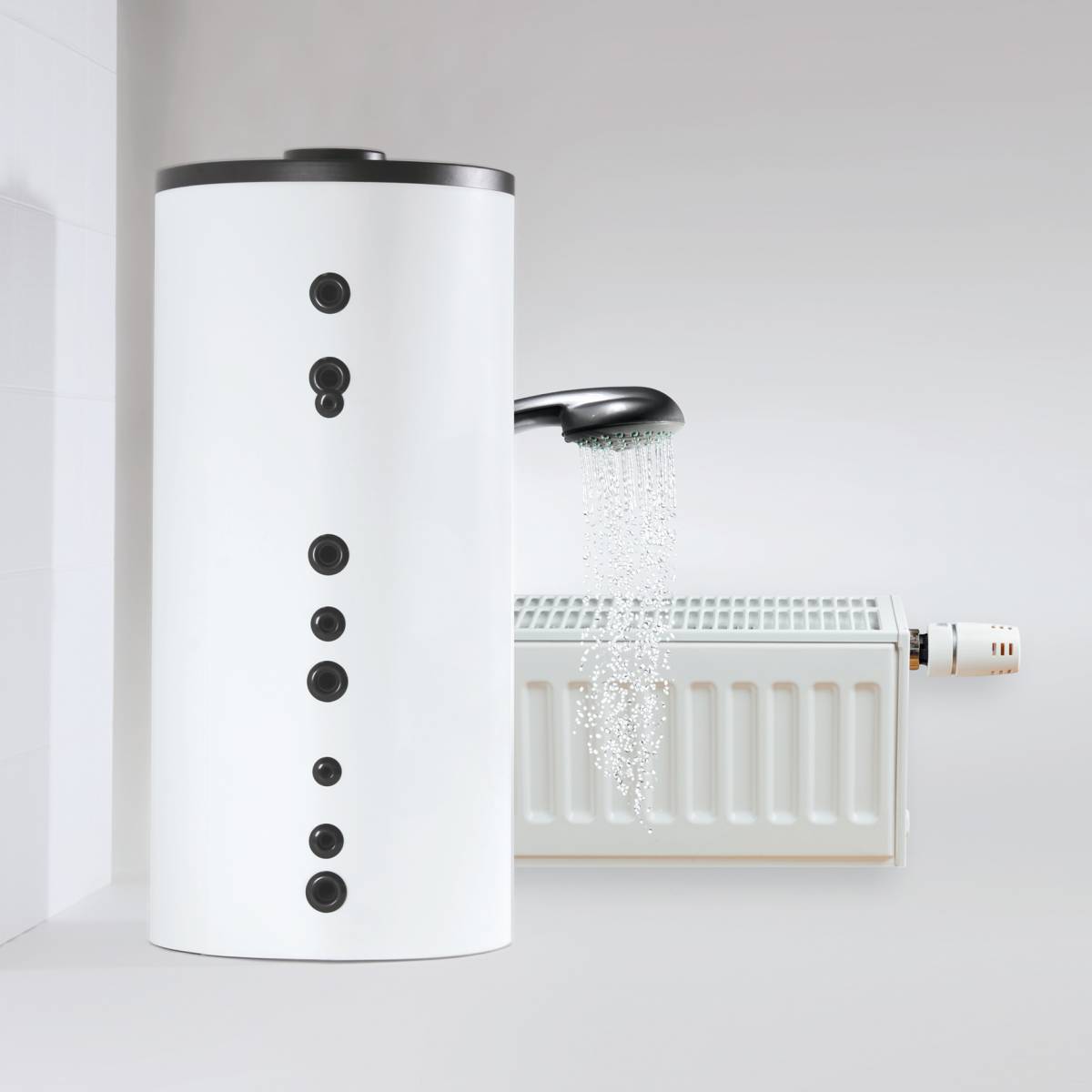 Bombona combinada higiénica tipo KE 1079, ø79cm para calefacción y agua potable - sin intercambiador de calor