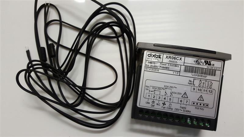 Koelregelaar Dixell / Copeland XR06CX 5N0C0, 1 NTC, 230V, 8 A - niet beschikbaar, vervangen door XR06CH