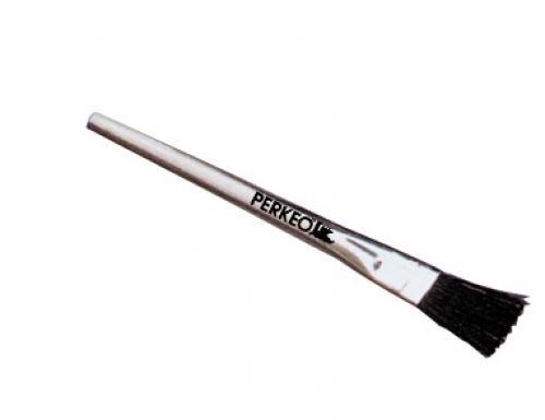 PERKEO Soldering water and acid brush - Brush with metal handle