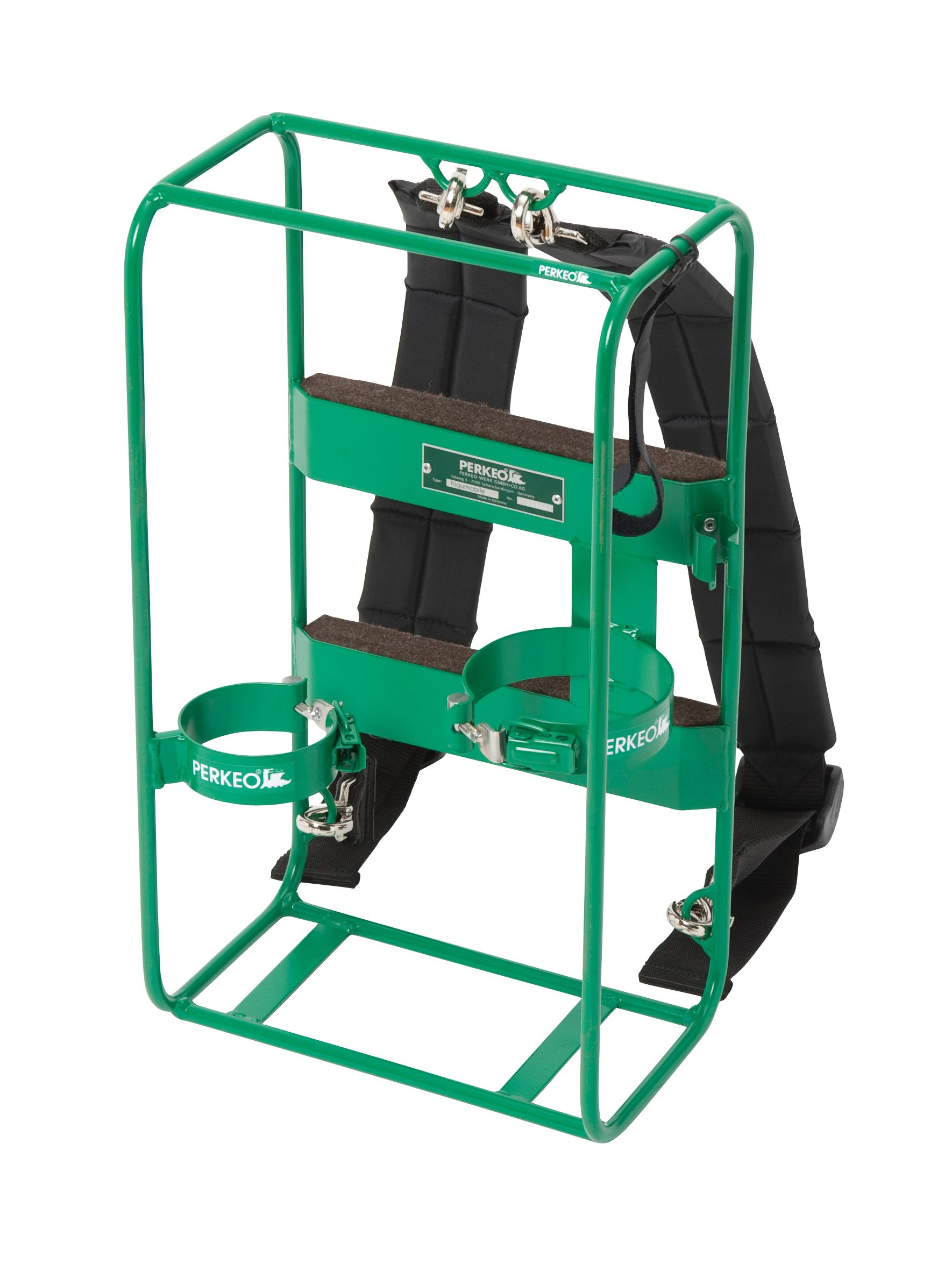 Support de sac à braser PERKEO pour bouteille de propane de 0,425 kg et bouteille d'oxygène de 2 L