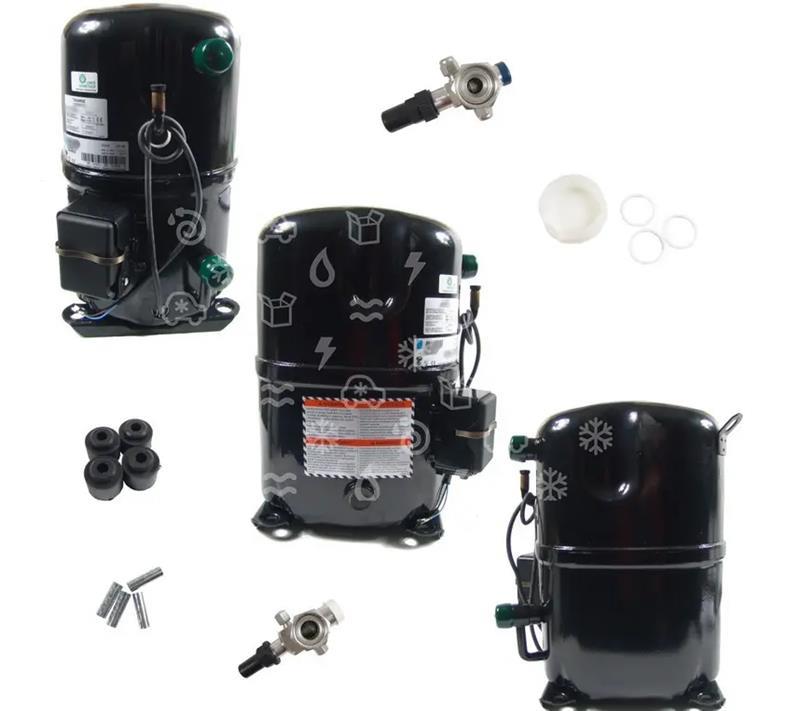 Compressore Tecumseh AG4553P-TZ, HBP - R452A, R404A, R448A, R449A, R455A, R454C, 400V/3P50Hz, 460V/3/60Hz