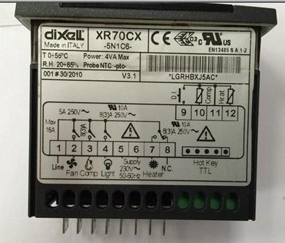 Refrigeration controller Dixell / Copeland XR70CX 5N0C3, 230 V, 20 A, control panel- will be replaced by XR70CH