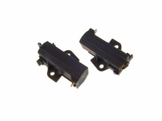 Escobillas de motor con alojamiento deslizante para muelle. Conexión de cable de cobre trenzado 5 x