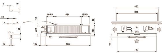 Parownik ECO - Luvata GDE311E4ED, 2,70 [kW] (dT 8 st., R404a) z odszranianiem