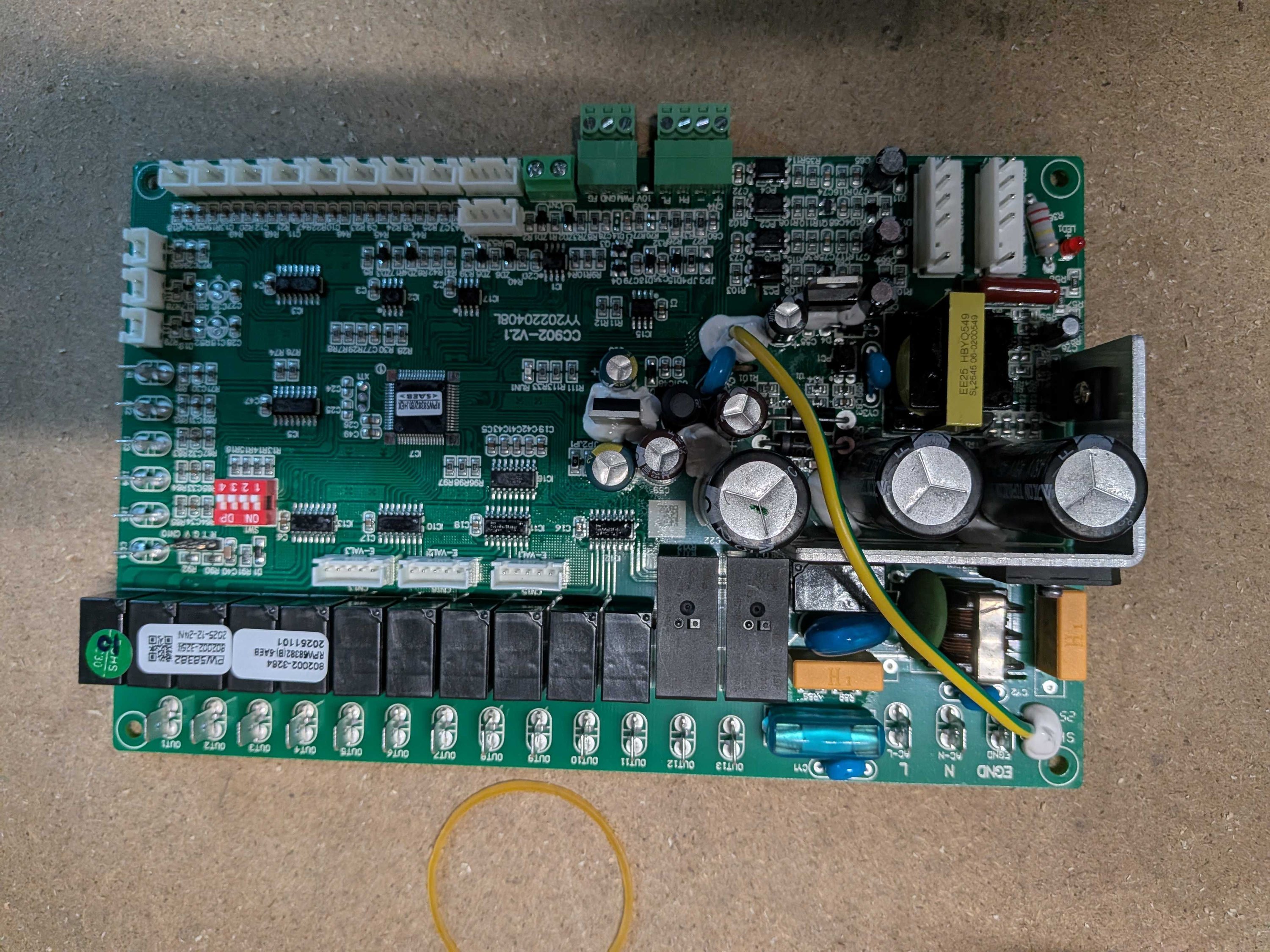 Placa base de repuesto PW58382 para bomba de calor Decarbo ECO-060
