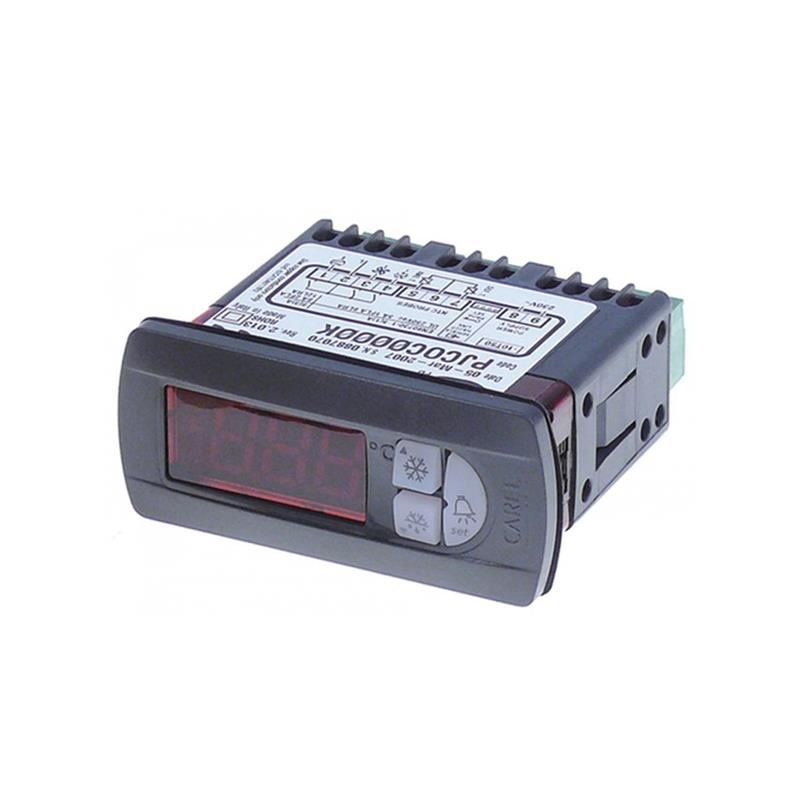 Electronic controller CAREL installation dimension 71x29mm 230V voltage AC NTC DEF Relay 5A fan relay 5A - not available, replaced by PYCO1LOXXX new