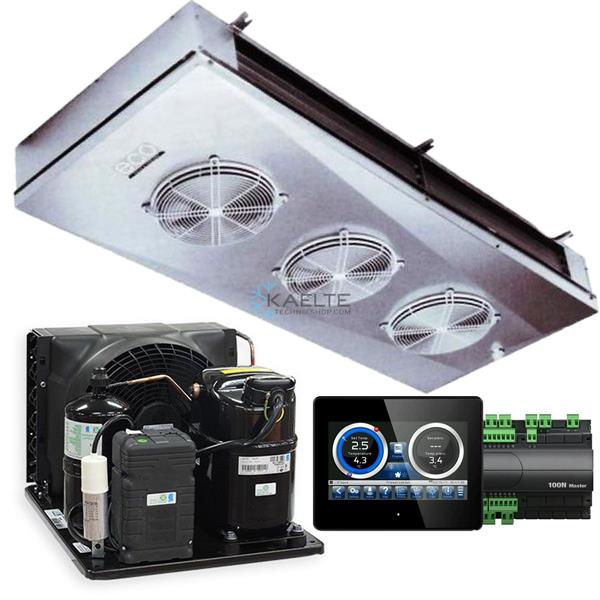 Refrigeration set Premium normal cooling with electric defrosting R134A, 1.00 kW, up to 10 m³