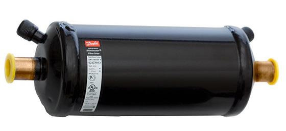 Filtro secador de línea de aspiración quemado Danfoss DAS 305SW, 5/8 "x5/8", volumen 0,72l