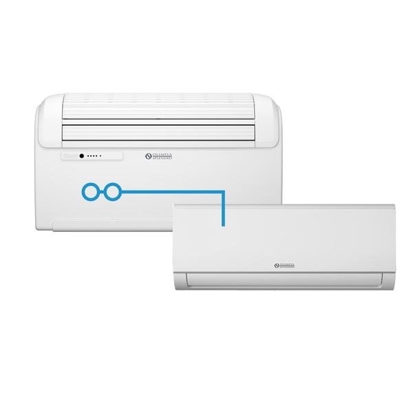 Olimpia Splendid UNICO TWIN - MASTER 30HP RFA - Monoblock värmepump luftkonditionering utan utomhusenhet, 2,6KW | 2,5KW